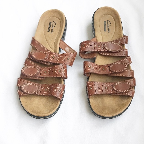 clarks 3 strap sandal